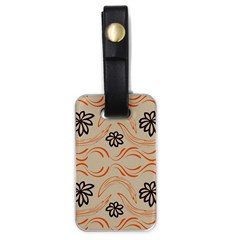 Folk Flowers Print Floral Pattern Ethnic Art Luggage Tag (one Side) by Eskimos