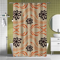 Folk Flowers Print Floral Pattern Ethnic Art Shower Curtain 48  X 72  (small)  by Eskimos