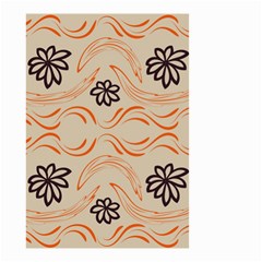 Folk Flowers Print Floral Pattern Ethnic Art Small Garden Flag (two Sides) by Eskimos