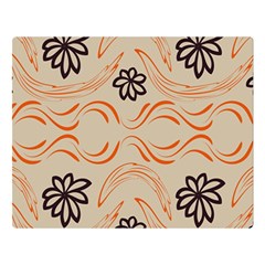 Folk Flowers Print Floral Pattern Ethnic Art Double Sided Flano Blanket (large) 