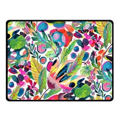 Floral Fleece Blanket (small) by Sparkle