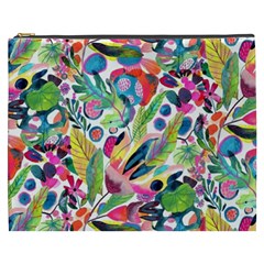 Floral Cosmetic Bag (xxxl) by Sparkle