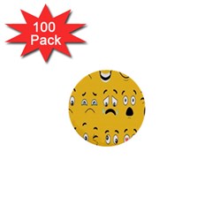 Emojis 1  Mini Buttons (100 Pack)  by Sparkle