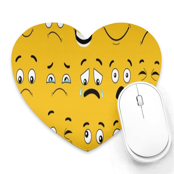 Emojis Heart Mousepads