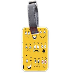 Emojis Luggage Tag (two Sides) by Sparkle