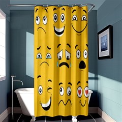 Emojis Shower Curtain 36  X 72  (stall)  by Sparkle