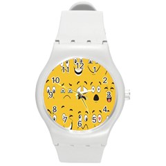 Emojis Round Plastic Sport Watch (m) by Sparkle