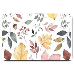 Flowers Pattern Large Doormat 