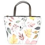 Flowers Pattern Bucket Bag Front