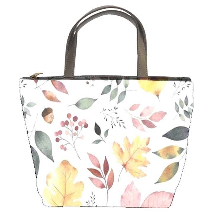 Flowers Pattern Bucket Bag