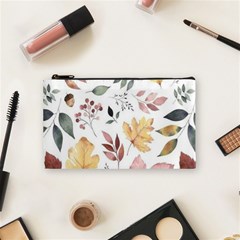 Flowers Pattern Cosmetic Bag (Small)