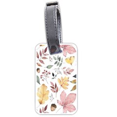 Flowers Pattern Luggage Tag (one side)