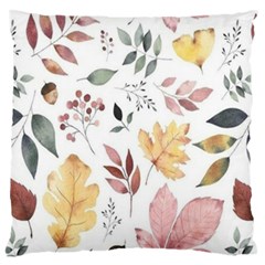 Flowers Pattern Large Cushion Case (One Side)