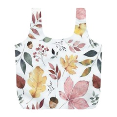 Flowers Pattern Full Print Recycle Bag (L)