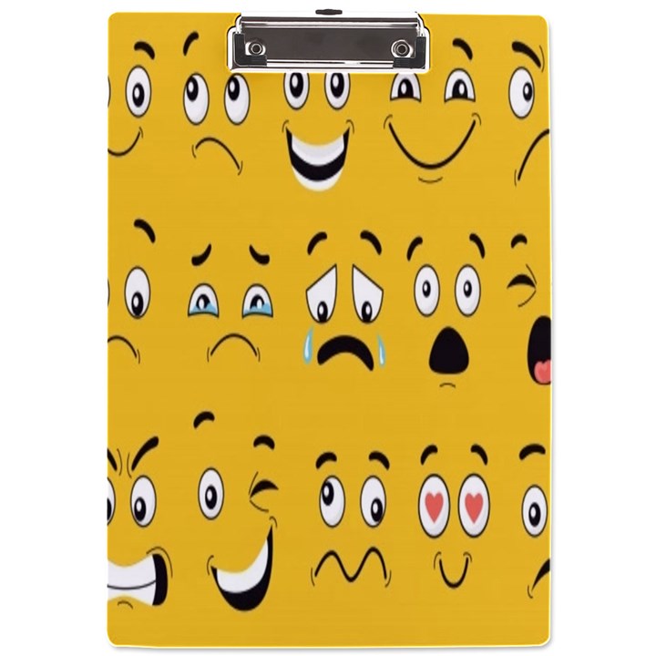 Emojis A4 Clipboard