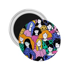 Women 2 25  Magnets by Sparkle