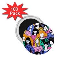 Women 1 75  Magnets (100 Pack)  by Sparkle