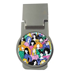 Women Money Clips (round)  by Sparkle