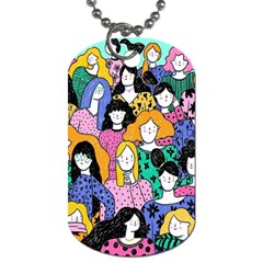 Women Dog Tag (one Side) by Sparkle