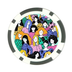 Women Poker Chip Card Guard by Sparkle