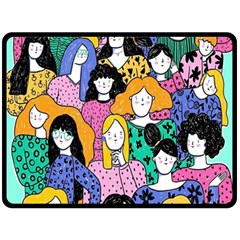 Women Fleece Blanket (large)  by Sparkle