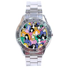 Women Stainless Steel Analogue Watch by Sparkle