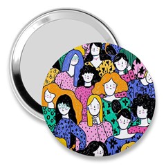 Women 3  Handbag Mirrors by Sparkle