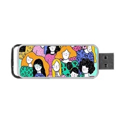 Women Portable Usb Flash (one Side) by Sparkle