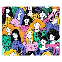 Women Double Sided Flano Blanket (small)  by Sparkle