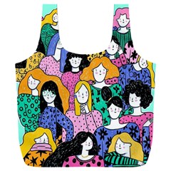 Women Full Print Recycle Bag (xxxl) by Sparkle