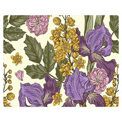 Spring Floral Double Sided Flano Blanket (medium)  by Sparkle