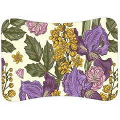 Spring Floral Velour Seat Head Rest Cushion by Sparkle