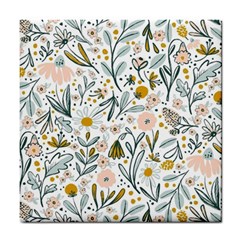 Floral Tile Coaster