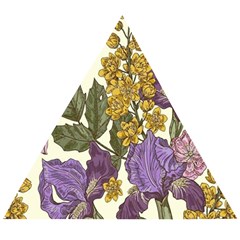 Spring Floral Wooden Puzzle Triangle by Sparkle