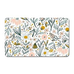 Floral Magnet (rectangular) by Sparkle