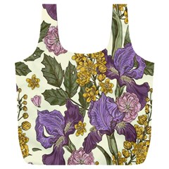 Spring Floral Full Print Recycle Bag (xxl) by Sparkle