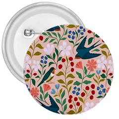 Floral 3  Buttons by Sparkle