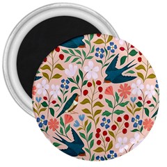 Floral 3  Magnets by Sparkle