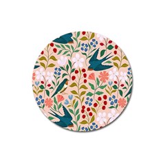 Floral Magnet 3  (round) by Sparkle