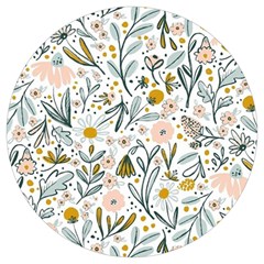 Floral Round Trivet