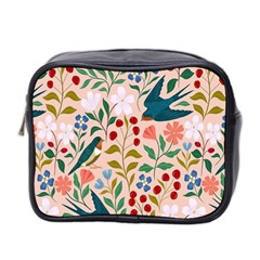 Floral Mini Toiletries Bag (two Sides) by Sparkle