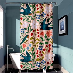 Floral Shower Curtain 36  X 72  (stall)  by Sparkle