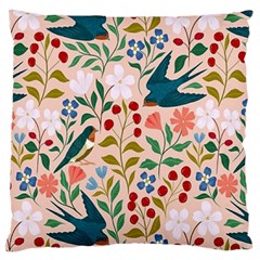 Floral Standard Flano Cushion Case (one Side) by Sparkle