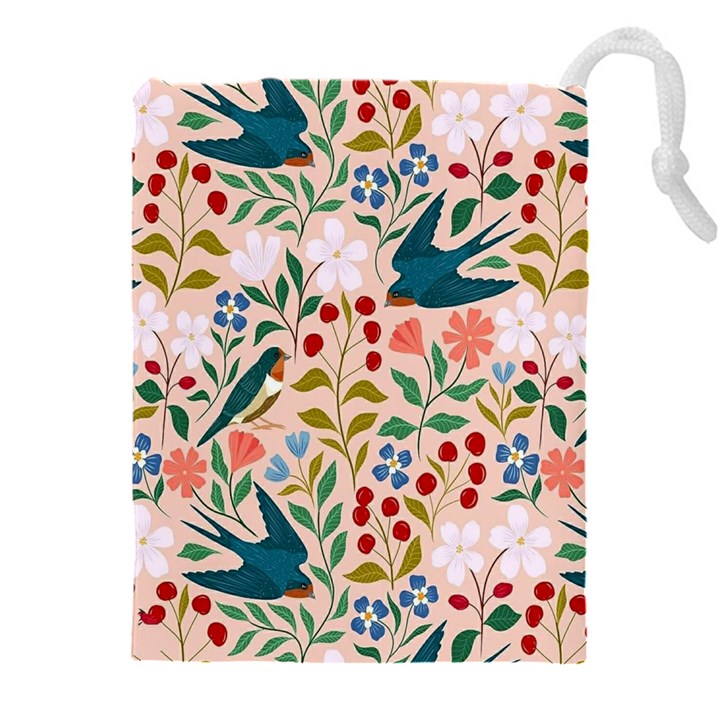 Floral Drawstring Pouch (4XL)