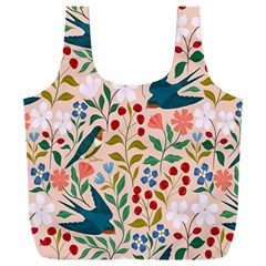 Floral Full Print Recycle Bag (xxxl) by Sparkle