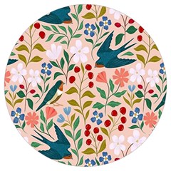 Floral Round Trivet by Sparkle