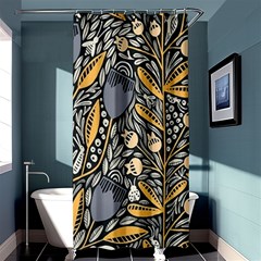 Floral Shower Curtain 36  X 72  (stall)  by Sparkle