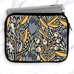 Floral Apple Ipad 2/3/4 Zipper Cases by Sparkle