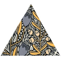 Floral Wooden Puzzle Triangle by Sparkle