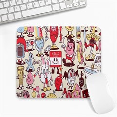 Retro Food Large Mousepads by Sparkle